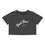 Bad Boss Crop Tee – “Beware of the Politician” | Women’s Graphic Shirt, Trendy Casual Wear, Book Merch & Gift Idea